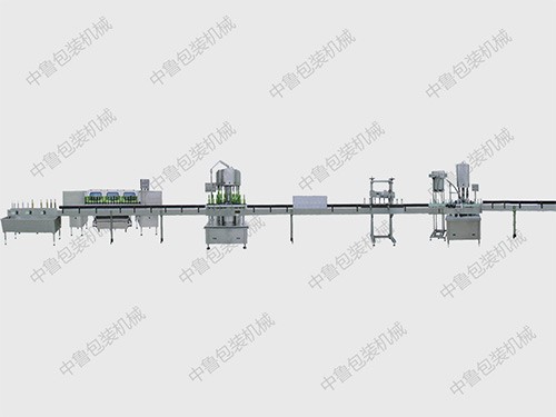 全自動白酒灌裝生產線平面布置圖